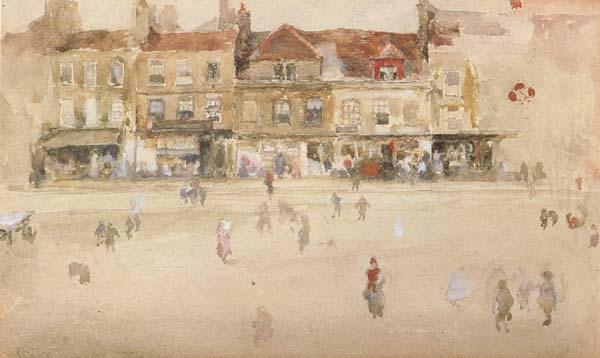 James Mcneill Whistler Chelsea Shops (mk46) oil painting picture